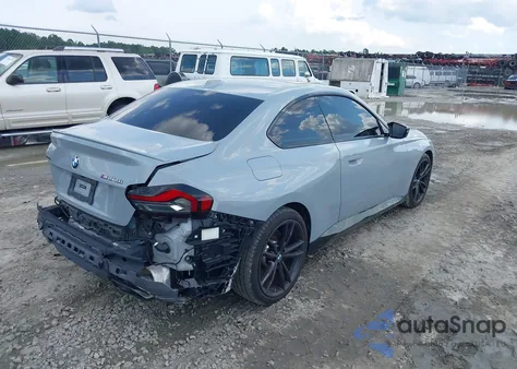 2024 BMW M240 I xDrive из США, поврежденный, VIN 3MW53CM06R8D83628